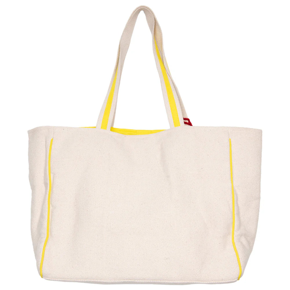Softball Oversized Happy Face Beach Bag Tote